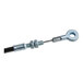 A metal cable with a bolt and nut attached.