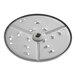 AvaMix 5/32" grating plate for food processors with holes in it.