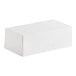 A white rectangular Southern Champion bakery box with a lid.