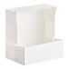A white rectangular Southern Champion bakery box with a lid.