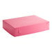 A pink rectangular box with a fold over lid.