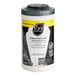 A white and yellow Sani Professional container of 200 alcohol-free disinfecting wipes.