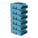A stack of blue AlorAir Zeus 900 air movers.