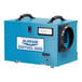 A blue AlorAir Sentinel HD55 commercial-grade dehumidifier with a black vent.