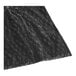 A black plastic bag with a white drawstring on a white background.