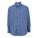 A Edwards French Blue long sleeve button up shirt.
