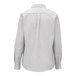 A back view of a light gray Edwards Oxford dress shirt with long sleeves and a button up.
