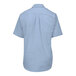 The back of a light blue Edwards short sleeve Oxford dress shirt.
