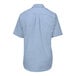 The back of a light blue Edwards men's short sleeve dress shirt.