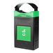 A green and black Commercial Zone Avante compost bin with a green canopy lid.