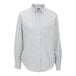 A light gray Edwards women's long sleeve Oxford dress shirt.