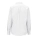 An Edwards white long sleeve Oxford dress shirt with a collar and buttons.