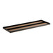 A rectangular black heavy-duty particleboard shelf designed for use with boltless shelving units.