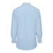 The back of a light blue Edwards Oxford dress shirt.