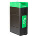 A black and green rectangular Commercial Zone Avante compost bin with a green lid.