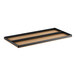 A set of four black heavy-duty beam particleboard shelves designed for 30" x 60" 4-shelf boltless shelving units.