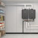 A wall-mounted compact 2 unit tankless rack system with SENSEI CX199i water heaters and connected piping.
