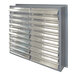 A metal wall-mounted Canarm exhaust fan with a large number of holes.