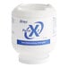 A white container of Noble Chemical Force X2 solid dish machine detergent with blue text.