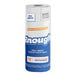 A white and blue roll of Lavex paper towels.