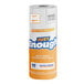 A Lavex Just Enough 2-Ply Premium Half Sheet Paper Towel roll in white and orange packaging with blue and white text.