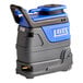 A blue and grey Lavex carpet extractor with a black handle.