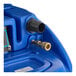 A blue Lavex hard surface extractor machine with hoses attached.