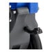 A black and blue Lavex carpet extractor.