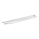 An Avantco LED under shelf lamp with a white rectangular shape and black wires.