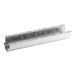 A white metal middle pilaster for an Avantco air curtain merchandiser.