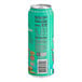 An AriZona Green Tea can with a label.