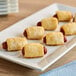 A plate of Hebrew National Beef Franks in a Puff Pastry Blanket.