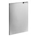 A white rectangular stainless steel door for an Avantco donut fryer.