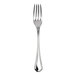 A silver fork with a black and silver top on a white background.