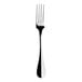 A close-up of a WNK Baguette stainless steel fork with a silver handle.