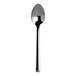 A WNK Chatsworth stainless steel teaspoon with a black handle.