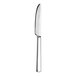 A WNK Silhouette stainless steel butter knife with a silver handle.