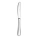 A WNK Pearl stainless steel butter knife with a silver handle.