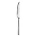 A WNK Silhouette stainless steel dinner knife with a long silver handle.