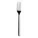 A close-up of a WNK Chatsworth stainless steel dessert / salad fork.