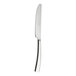 A WNK Zen stainless steel butter knife with a silver handle.