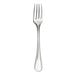 A close-up of a WNK Pearl stainless steel fork with a silver handle.