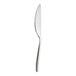 A WNK Zen stainless steel dinner knife with a long silver handle.