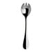 A Steelite International stainless steel salad serving fork with a long handle.