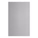 A Lancaster Table & Seating rectangular nickel gray bar height outdoor table with a black border on a white background.