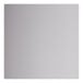 A Lancaster Table & Seating nickel gray bar height outdoor table with a white square top