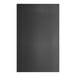 A black rectangular Lancaster Table & Seating outdoor table top with a white border.