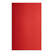 A red rectangular Lancaster Table & Seating bar height table.