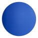 A blue circle with a white border.