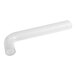 An Avantco evaporator drain elbow with a clear plastic tube and white handle.